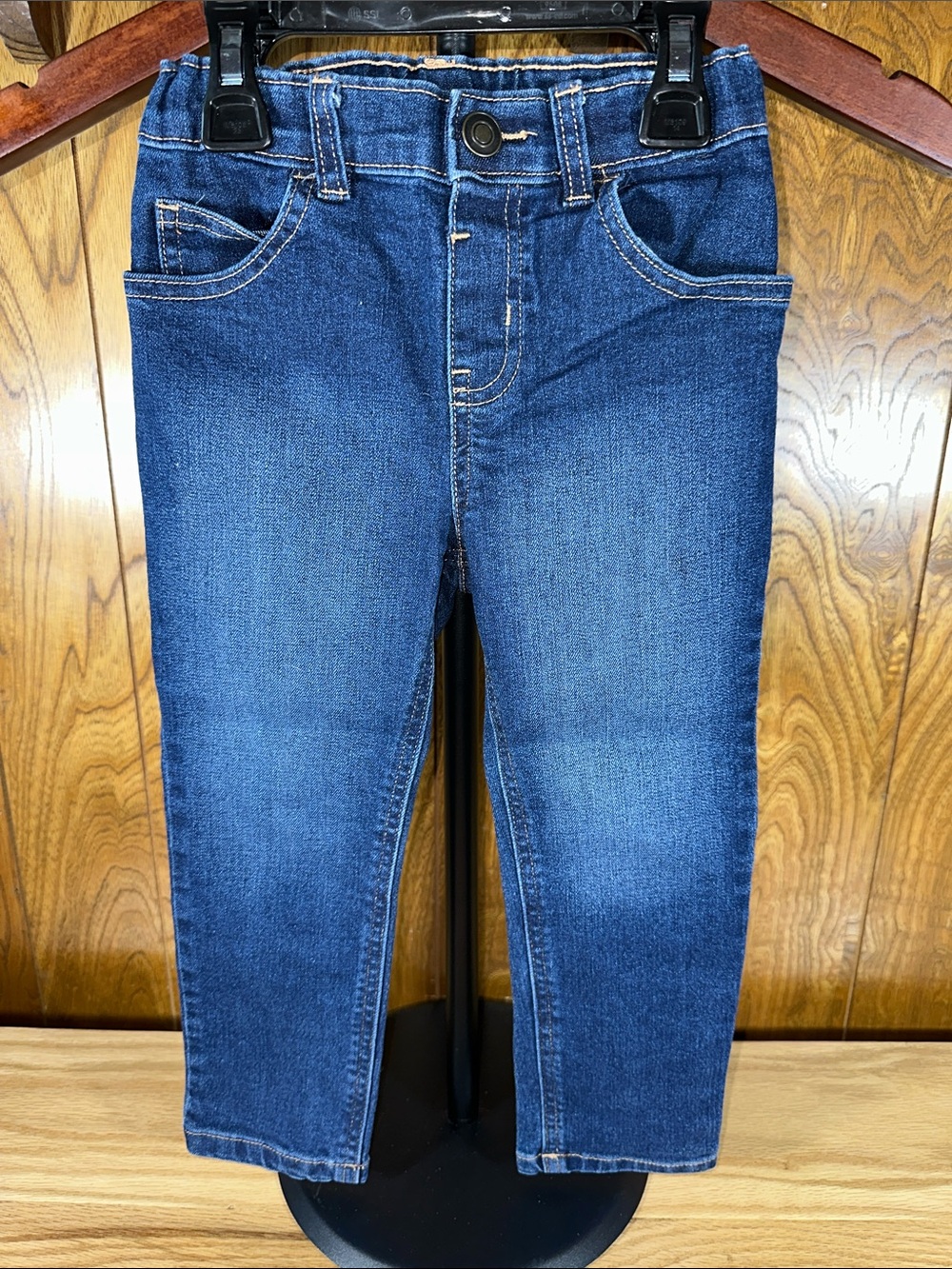 🎉Boys' Skinny Jeans in Dark Blue Denim. D407